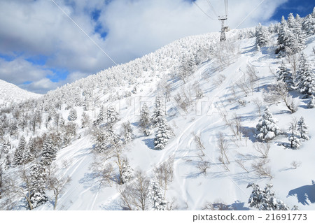 Hakkoda Ropeway in winter Hakkoda Ropeway in winter 21691773
