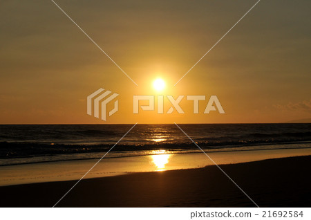 日落010 :(凱亞海灘公園）@USA>夏威夷>考艾島>凱卡哈海灘 21692584