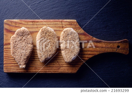 Raw pork chops 21693299