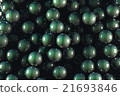 Abstract background with glazed green balls 21693846