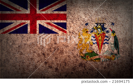 Flag of British Antarctic Territory with old textu Flag of British Antarctic Territory with old textu 21694175