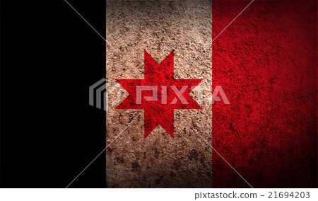 Flag of Udmurtia with old texture. Vector Flag of Udmurtia with old texture. Vector 21694203