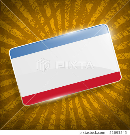 Flag of Crimea with old texture. Vector 21695243