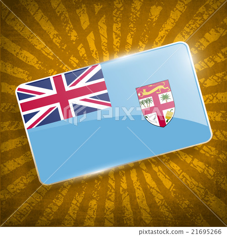 Flag of Fiji with old texture. Vector Flag of Fiji with old texture. Vector 21695266