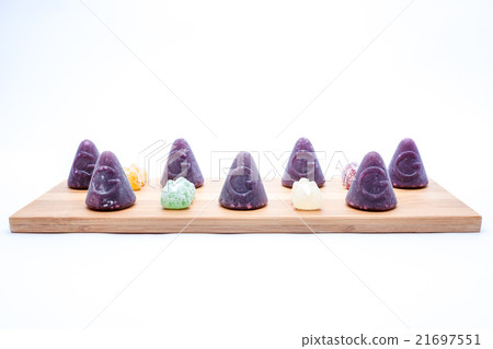 Cuberdons on an plank Cuberdons on an plank 21697551