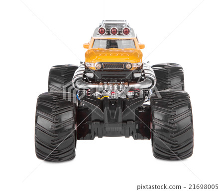 Big truck toy. Front view. 21698005