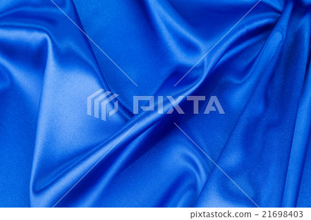 Blue silk drapery. Blue silk drapery. 21698403