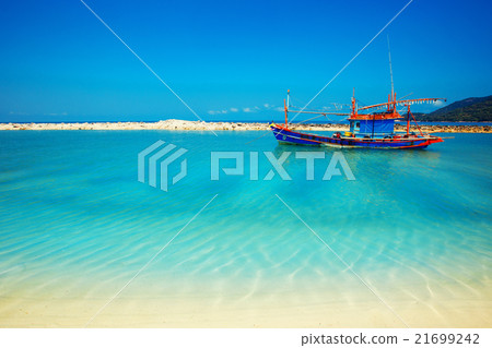 Malibu beach at Koh Phangan Island, Thailand Malibu beach at Koh Phangan Island, Thailand 21699242