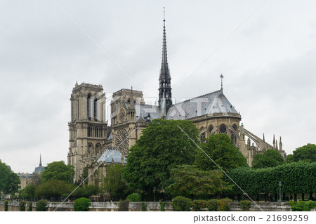 The Cathedral of Notre Dame de Paris, France The Cathedral of Notre Dame de Paris, France 21699259