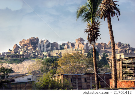 Beautiful landscape in Hampi 21701412
