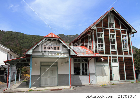 Old Matsumoto Electric Railway Old islands station building 21702014