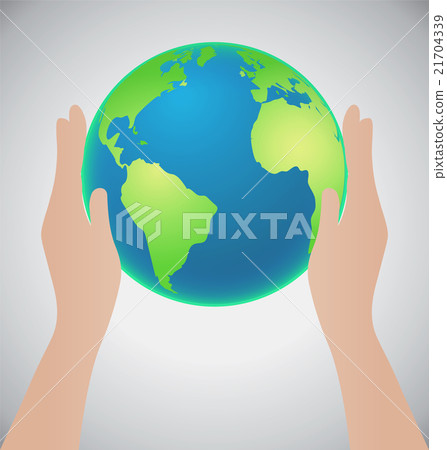Hands Holding The Earth, Save The Earth Concept 21704339