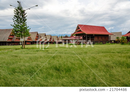 Traditional houses in Tentena Traditional houses in Tentena 21704486