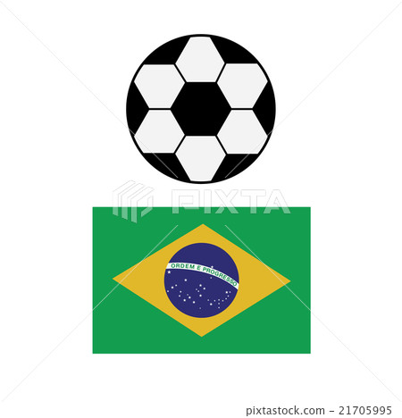 Brazil national flag background texture 21705995