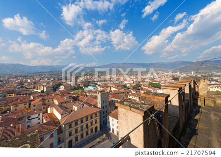 Aerial view of Pistoia Tuscany Italy Aerial view of Pistoia Tuscany Italy 21707594