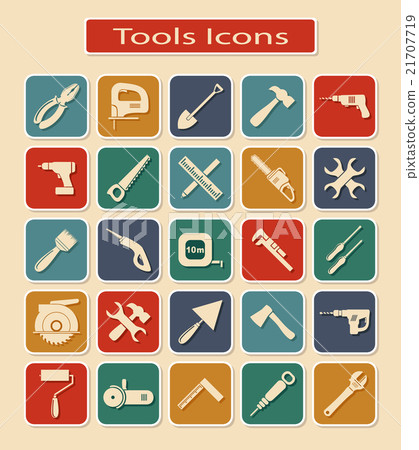 Set of Tools Icons Set of Tools Icons 21707719