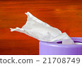 Tissue paper in box.  tissue Close-up 21708749