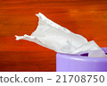Tissue paper in box.  tissue Close-up 21708750