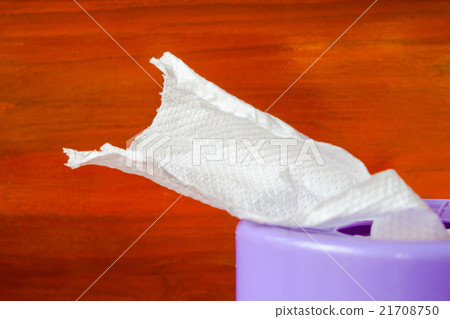 Tissue paper in box.  tissue Close-up 21708750