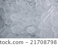 background with ice cubes isolated on white 21708798