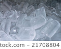 background with ice cubes isolated on white 21708804