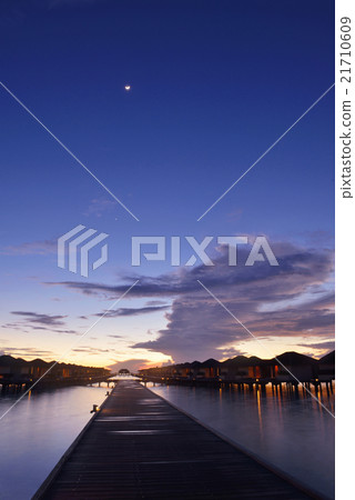 tropical beach landscape 21710609