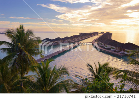 tropical beach landscape 21710741