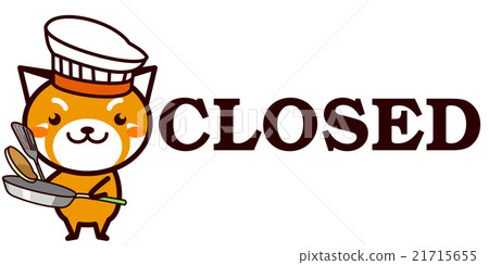 Animals series notifying OPEN, CLOSED 21715655