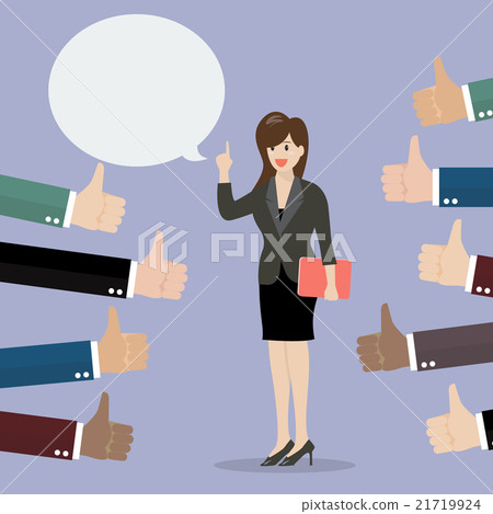 Good speech from business woman 21719924