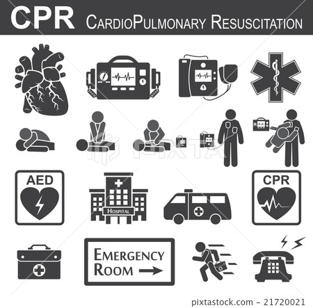 CPR ( Cardiopulmonary resuscitation ) icon  21720021
