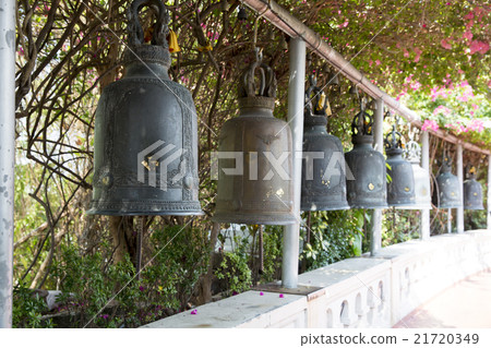 曼谷Barkao Tone的響鈴Wat Saket金黃小山 曼谷Barkao Tone的響鈴Wat Saket金黃小山 21720349