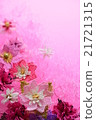 Flower braided with pink background and thread (traditional Turkish craft / Oya) 21721315