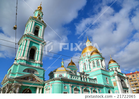 Epiphany Cathedral on street Spartakovskaya in Epiphany Cathedral on street Spartakovskaya in 21722065