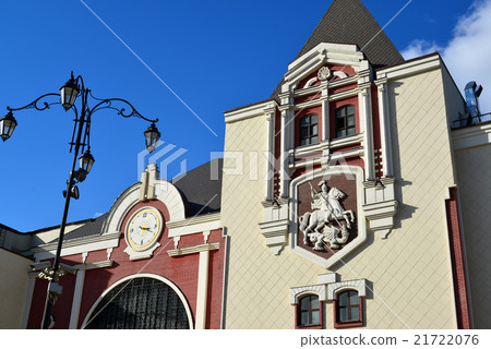emblem on facade Kazansky railway station from 21722076