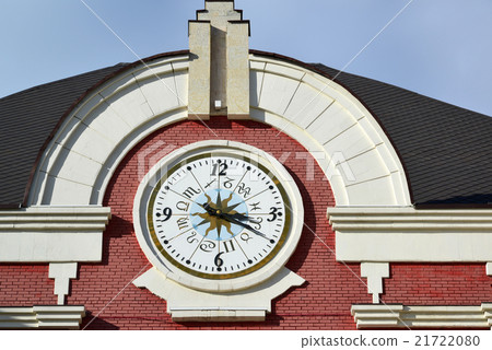 clock on facade Kazansky railway station from 21722080