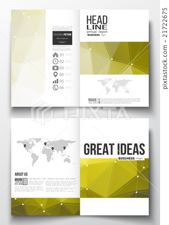 Set of business templates for brochure, magazine 21722675