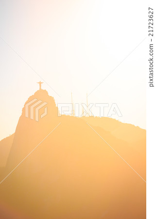 Christ Redeemer statue abstract shot Christ Redeemer statue abstract shot 21723627