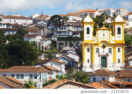view of the historical town Ouro Preto Brazil 21723672
