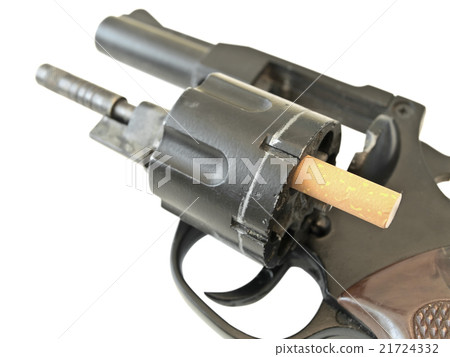 Gun with Cigarette 21724332