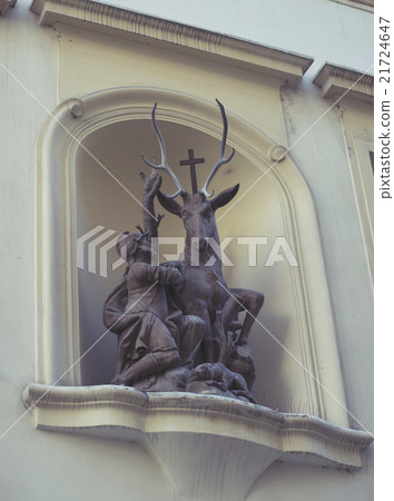 wierd statue on Prague Town Square wierd statue on Prague Town Square 21724647