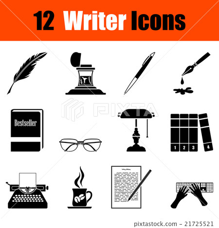 Set of writer icons - Stock Illustration [21725521] - PIXTA