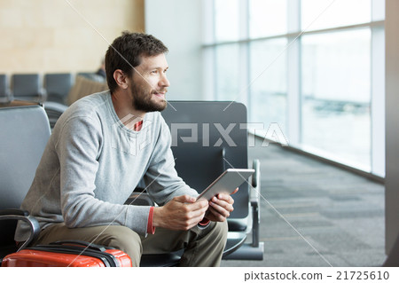 man working at airport man working at airport 21725610