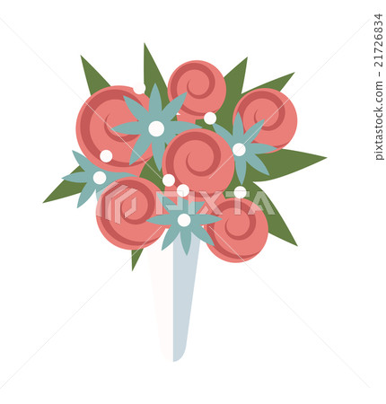 Wedding bouquet vector illustration 21726834