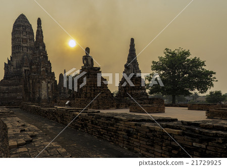 temple in Ayutthaya historical park Thailand 21729925