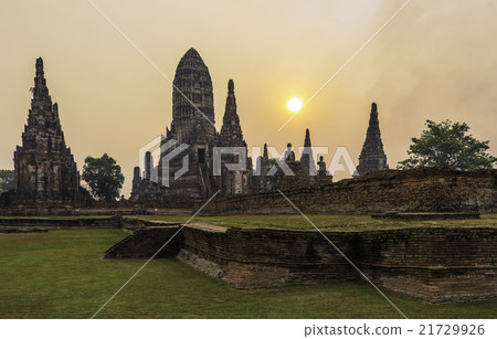 Temple in Ayutthaya historical park Thailand Temple in Ayutthaya historical park Thailand 21729926