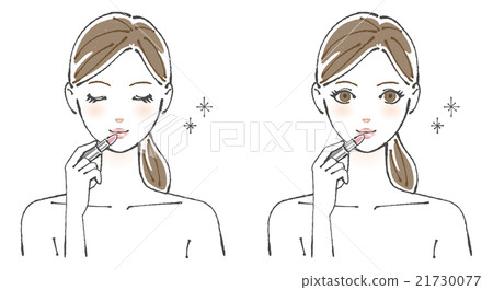 女性例證繪畫唇膏2 21730077