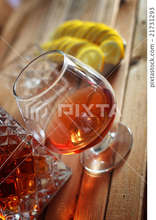 alcohol brandy set glass and carafe alcohol brandy set glass and carafe 21731293