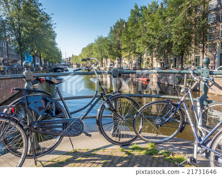 Morning scene in Amsterdam 21731646