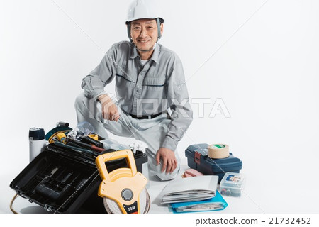 Men with tools and working clothes 21732452