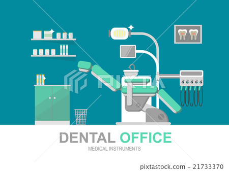Dentist chair isolated 21733370